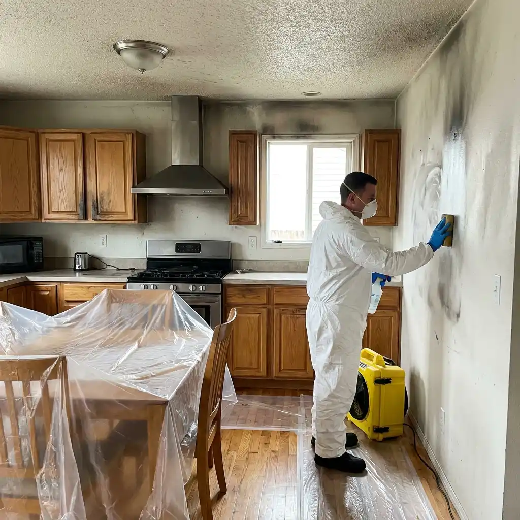 Fire damage restoration in Marietta, GA