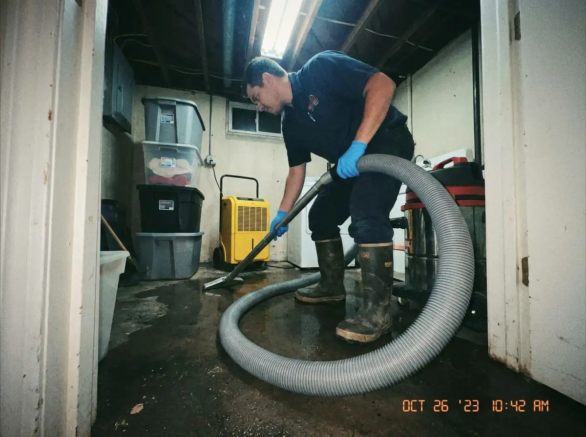 Sewage backup cleanup in Marietta